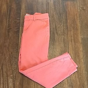 Coral Old Navy Pixie Pants. Size 4.